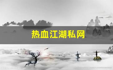 热血江湖首页：热血江湖私网(热血江湖私发网6000服) (2)
