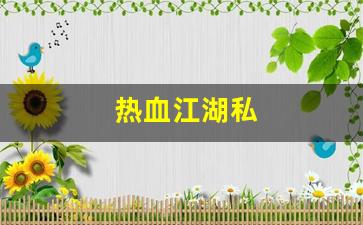 最新开热血江湖私服：热血江湖私(热血江湖