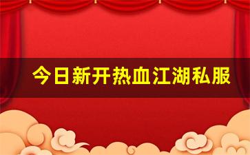 今天新开sf：今日新开热血江湖私服 (13)