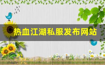 热血江湖私服发布网站 (5)